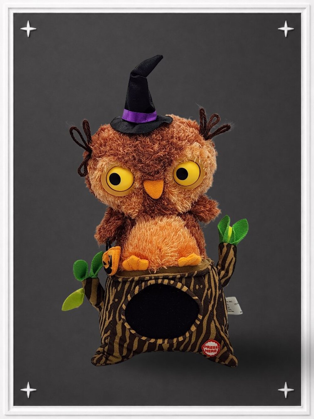 Hallmark Halloween Animated Musical Owl Monster Mash Plush